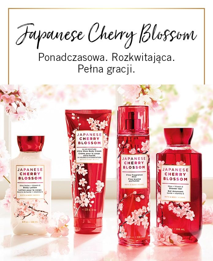 Żel pod prysznic Japanese Cherry Blossom: wiśnia i mimoza