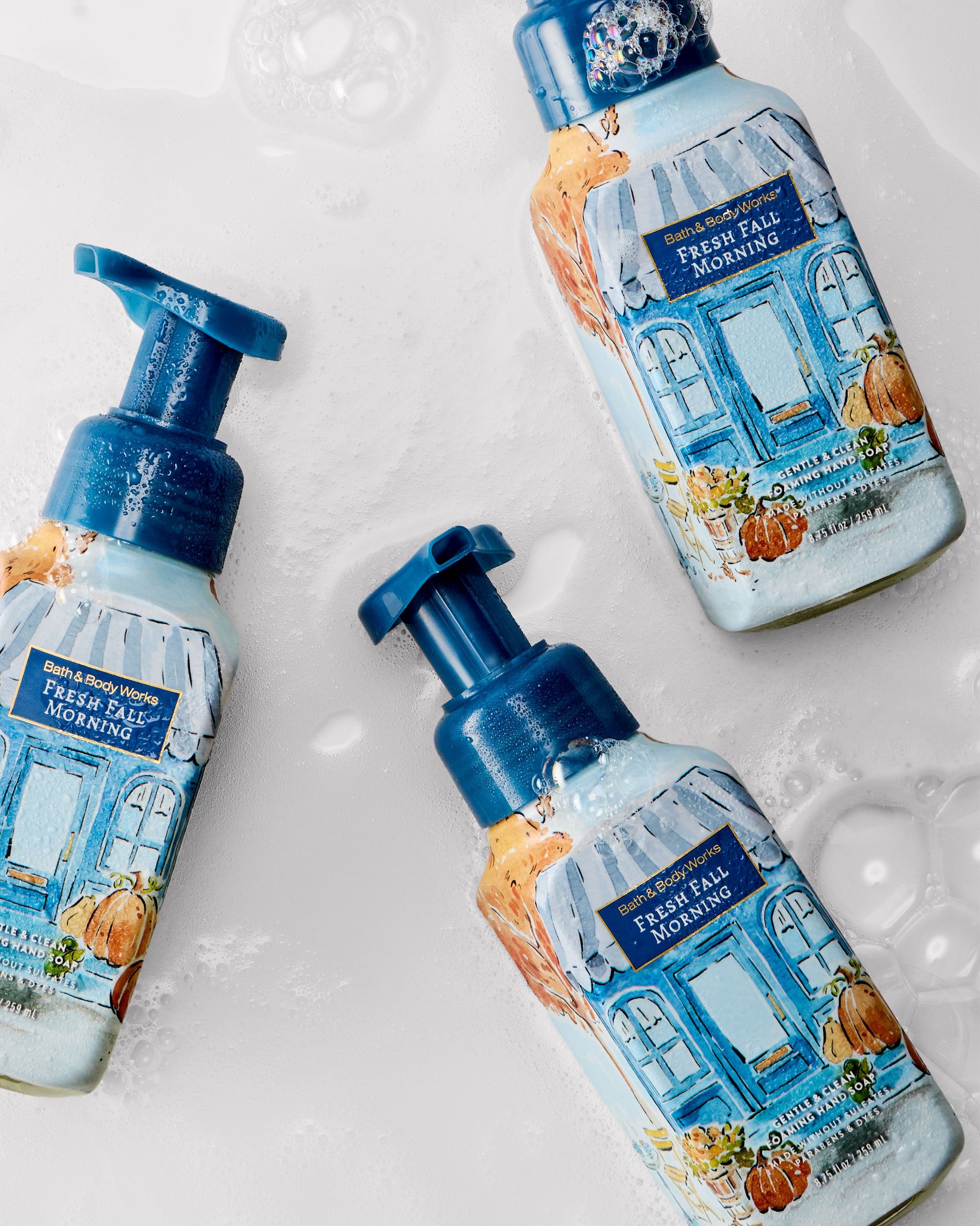 Delikatne mydło do rąk w piance Bath & Body Works Fresh Fall Morning, 259 ml