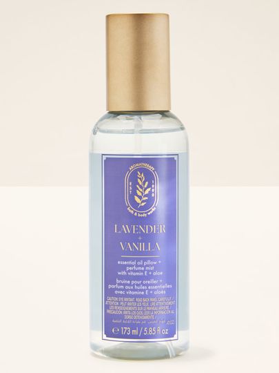 Lavender Vanilla – mgiełka do poduszek Bath & Body Works z kolekcji aromaterapeutycznej