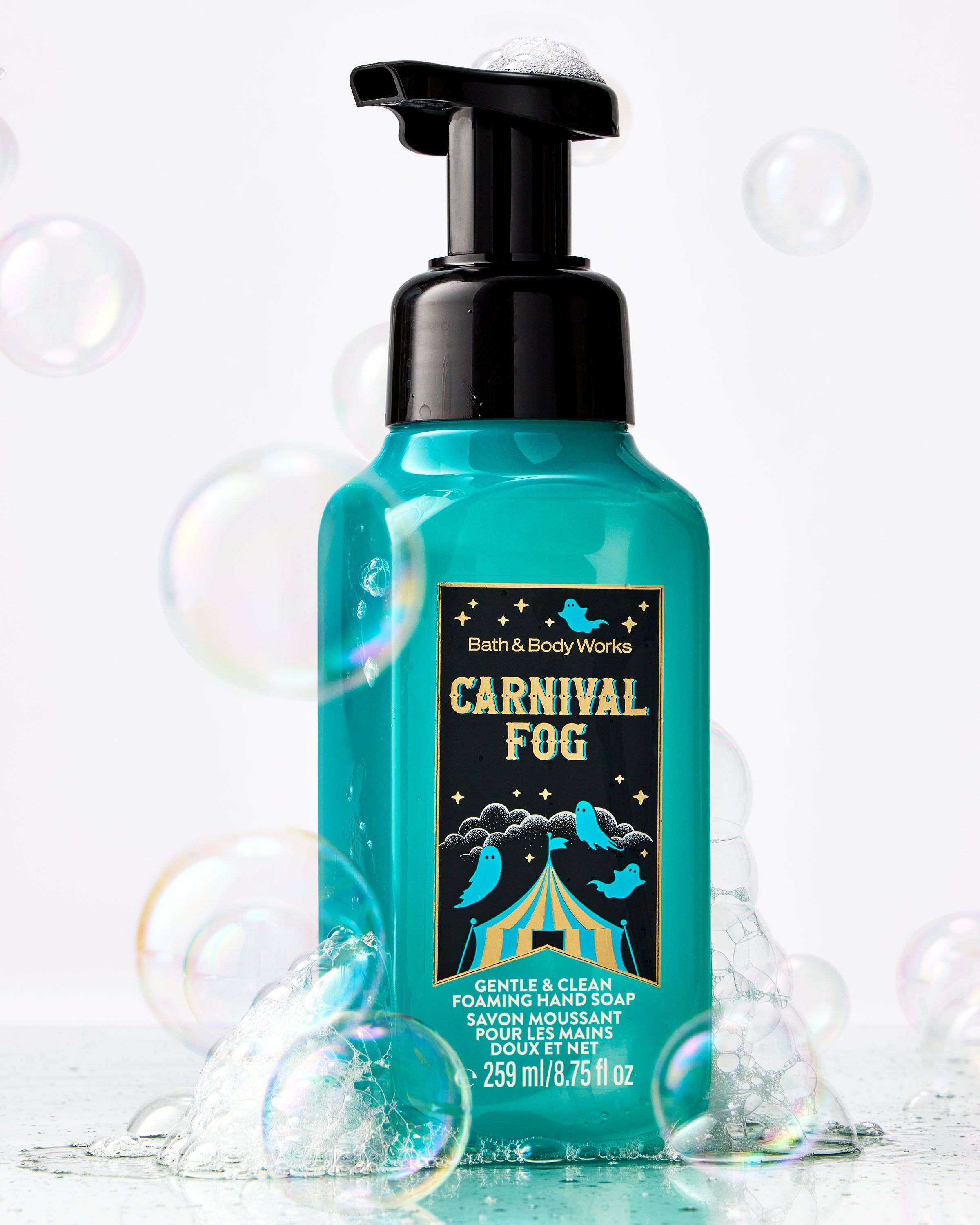 Mydło do rąk w piance Bath & Body Works Carnival Fog z dozownikiem 259 ml