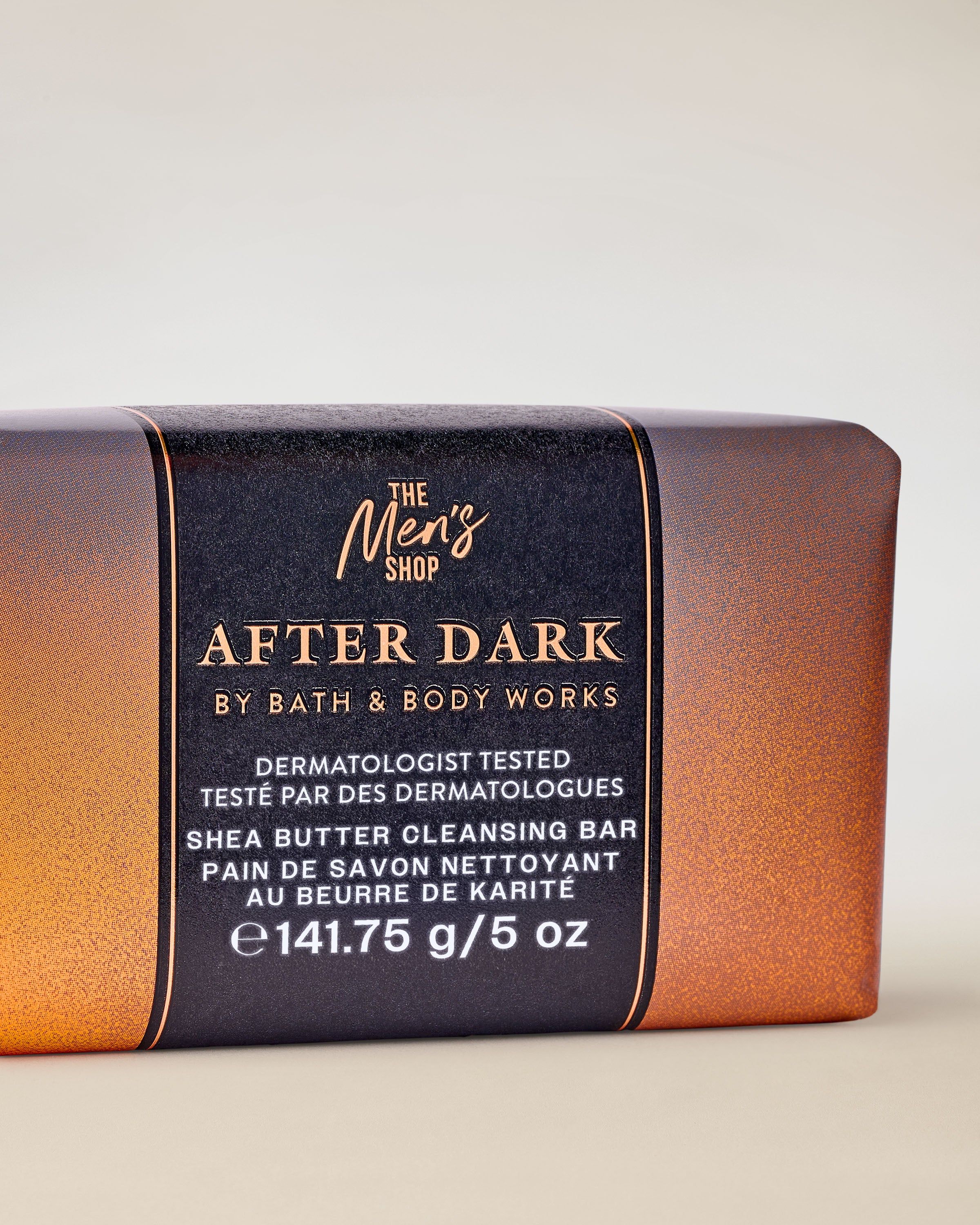 Bath & Body Works After Dark – męska kostka myjąca z masłem shea w eleganckim ombre opakowaniu.