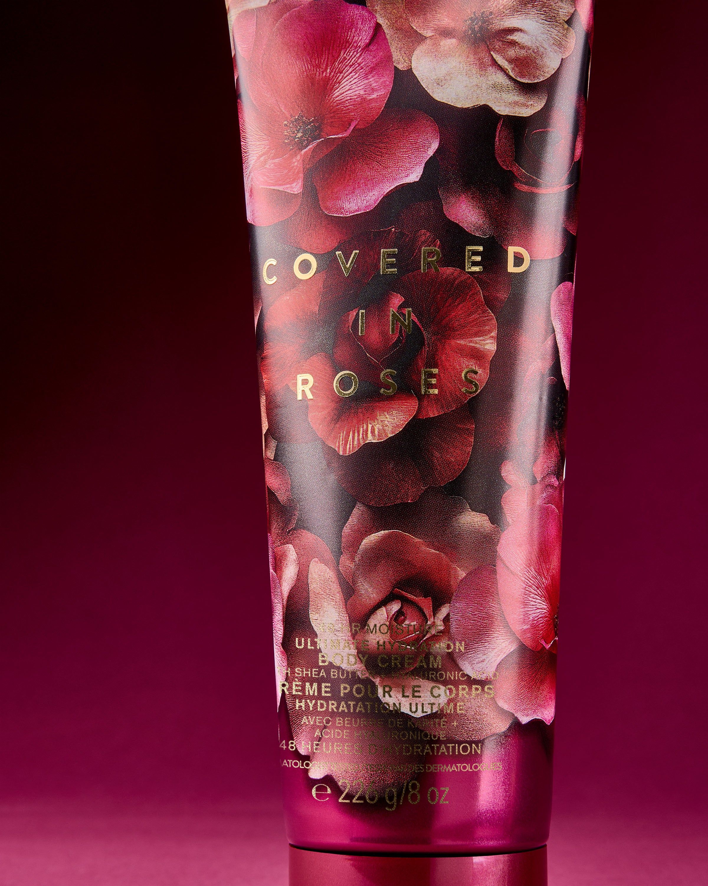 Krem do ciała Covered in Roses – intensywny, kwiatowy balsam Bath & Body Works dla miękkiej i nawilżonej skóry.