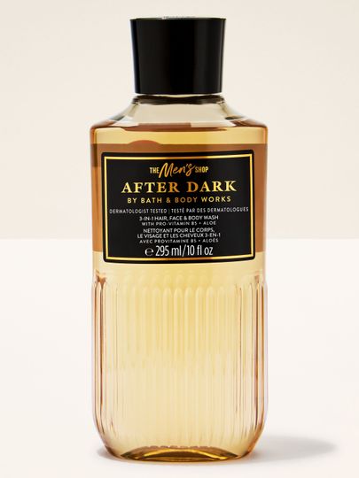 Żel 3‑w‑1 After Dark Bath & Body Works z kolekcji The Men’s Shop w butelce na białym tle.