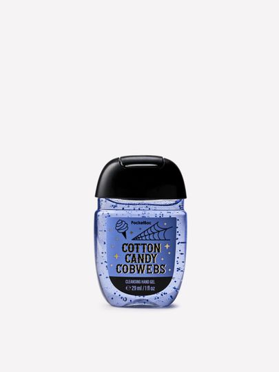 Antybakteryjny żel do rąk PocketBac Cotton Candy Cobwebs z niebieskimi drobinkami