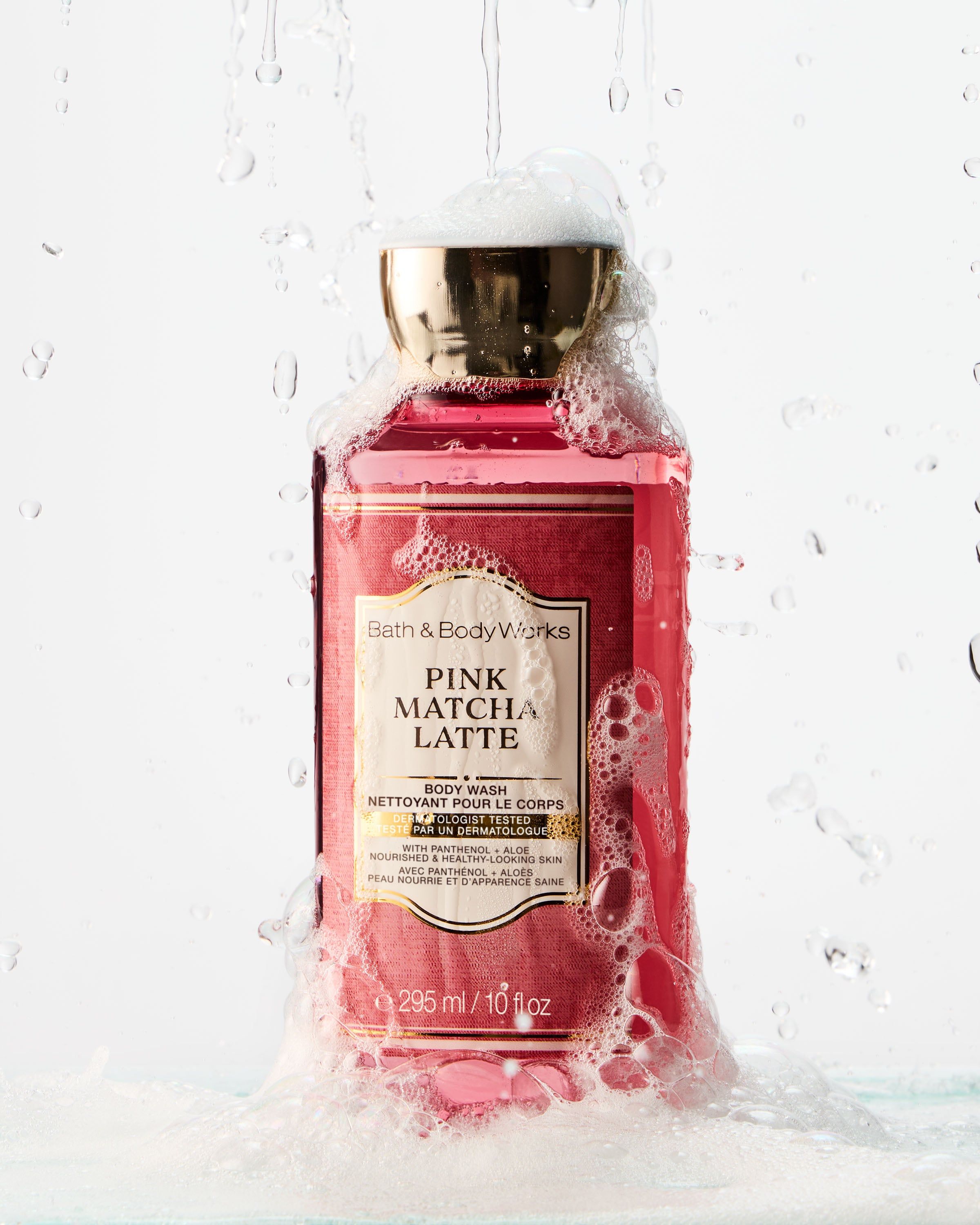 Żel pod prysznic Bath & Body Works Pink Matcha Latte, 295 ml