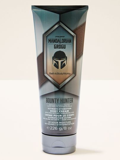 Krem do ciała Bounty Hunter Mandalorian & Grogu w srebrnej tubie