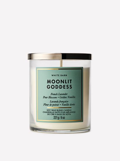 Świeca zapachowa White Barn Moonlit Goddess z mieszanki wosku sojowego, 1 knot