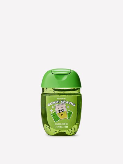 Oczyszczający żel do rąk PocketBac Gummi Snacks Bath & Body Works z zielonymi drobinkami