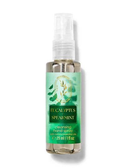 Eucalyptus + Spearmint – spray do rąk Bath & Body Works z kolekcji aromaterapeutycznej