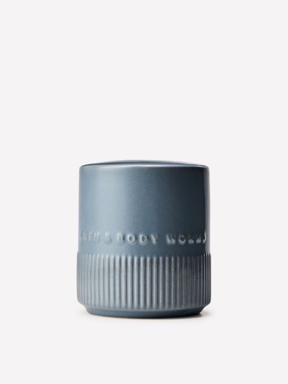 Ceramiczny flakon na patyczki zapachowe Bath & Body Works z ryflowaną powierzchnią