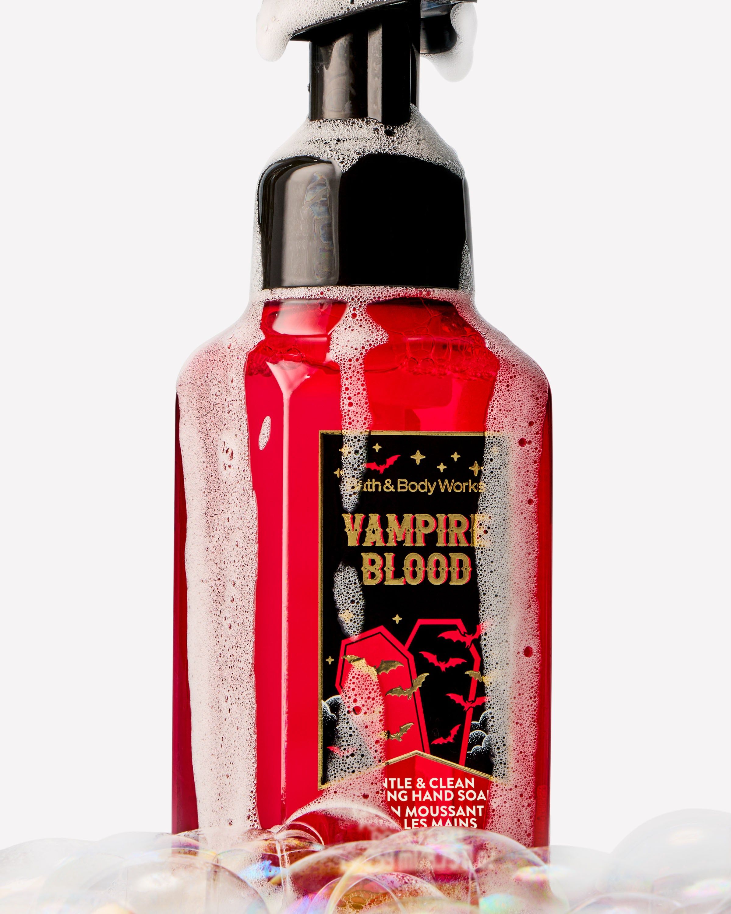 Mydło do rąk w piance Bath & Body Works Vampire Blood z dozownikiem 259 ml