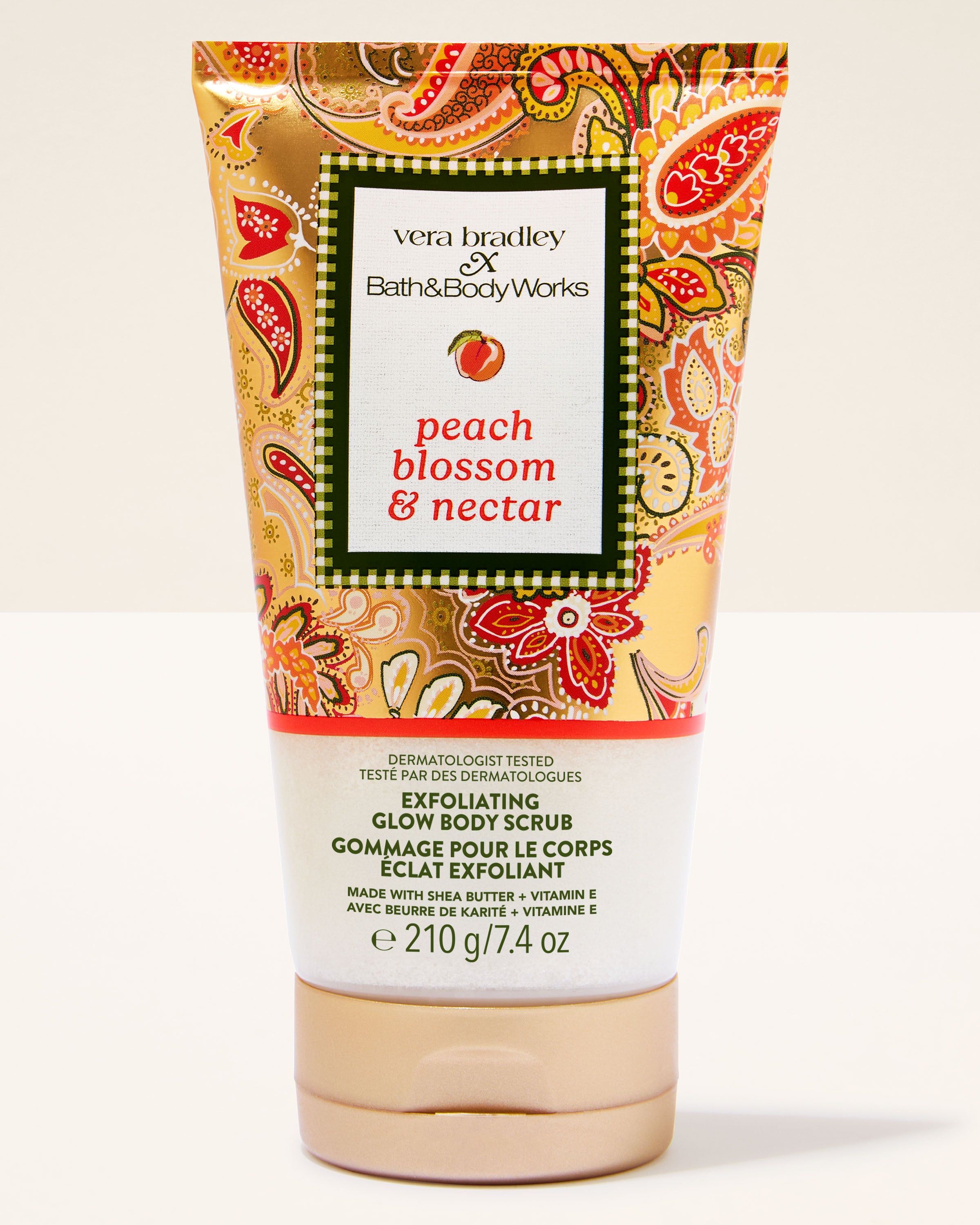 Rozświetlający peeling do ciała z masłem shea i witaminą E