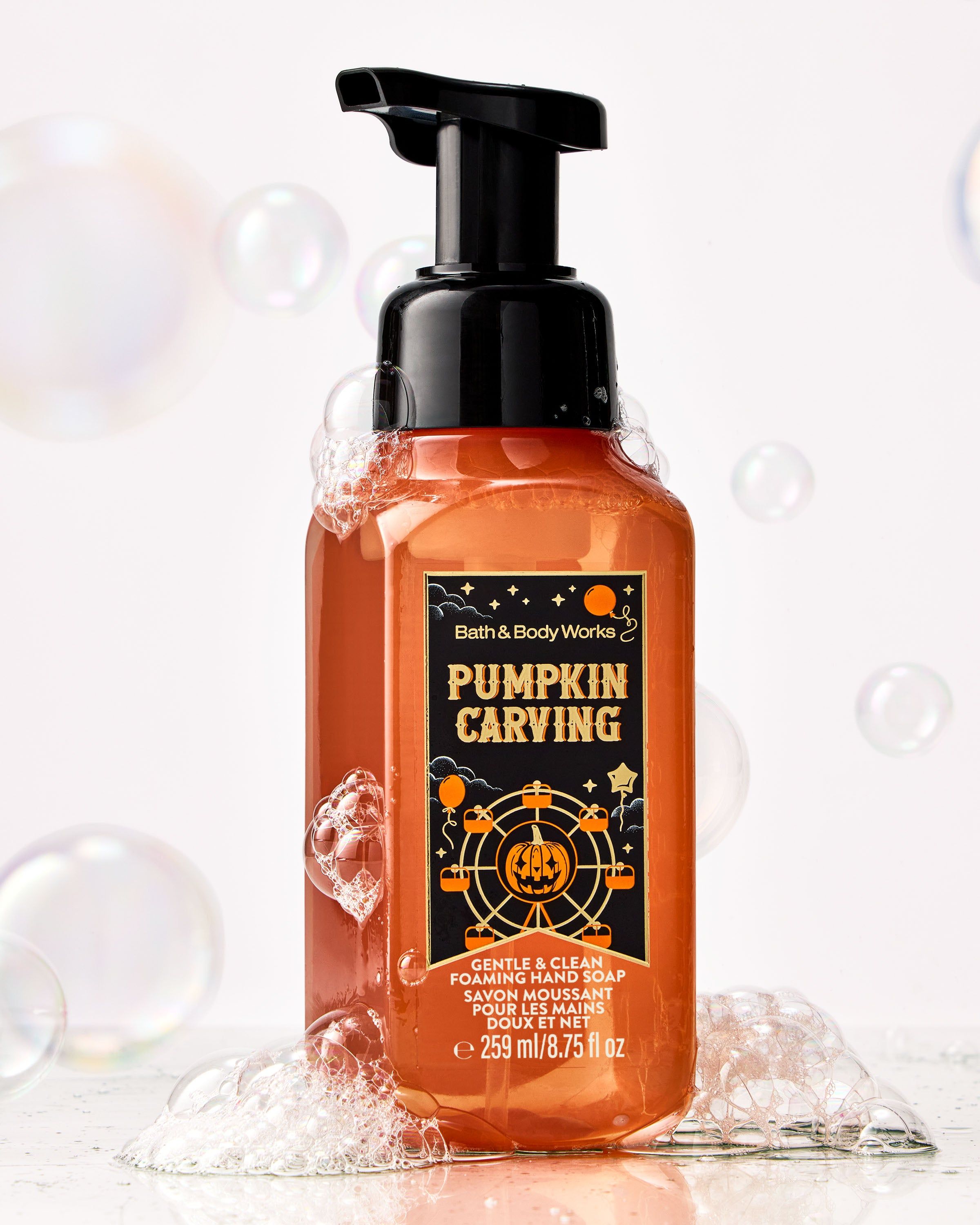 Mydło do rąk w piance Bath & Body Works Pumpkin Carving z dozownikiem 259 ml