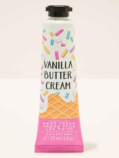 Krem do rąk Bath & Body Works Vanilla Butter Cream w kolorowej tubce 29 ml.