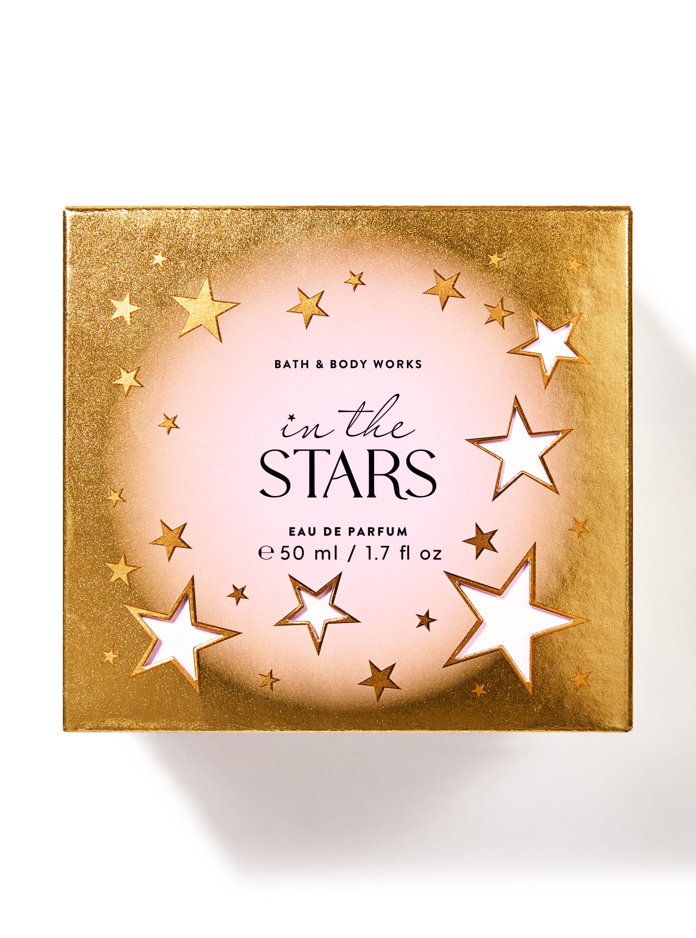 Apă de parfum „In the Stars”, 50 ml, în cutie decorativă cu steluțe aurii, Bath & Body Works.