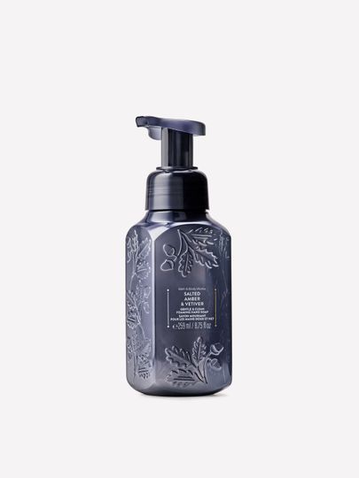 Delikatne mydło do rąk w piance Bath & Body Works Salted Amber & Vetiver, 259 ml