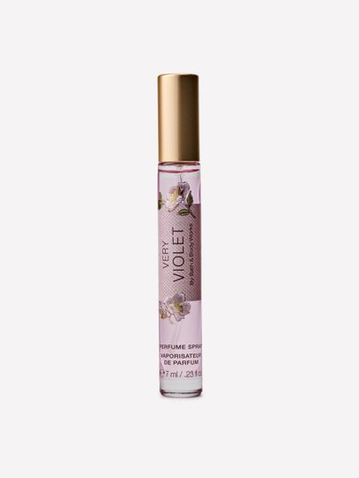 Perfumy Very Violet Bath & Body Works w podróżnym flakonie z atomizerem