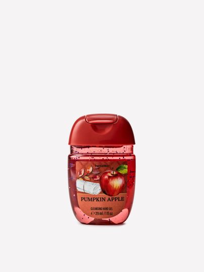 Oczyszczający żel do rąk PocketBac Pumpkin Apple Bath & Body Works z niebieskimi drobinkami