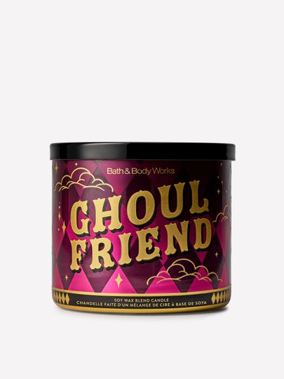 Świeca zapachowa Bath & Body Works Ghoul Friend w ozdobnym słoiku z czarną pokrywką