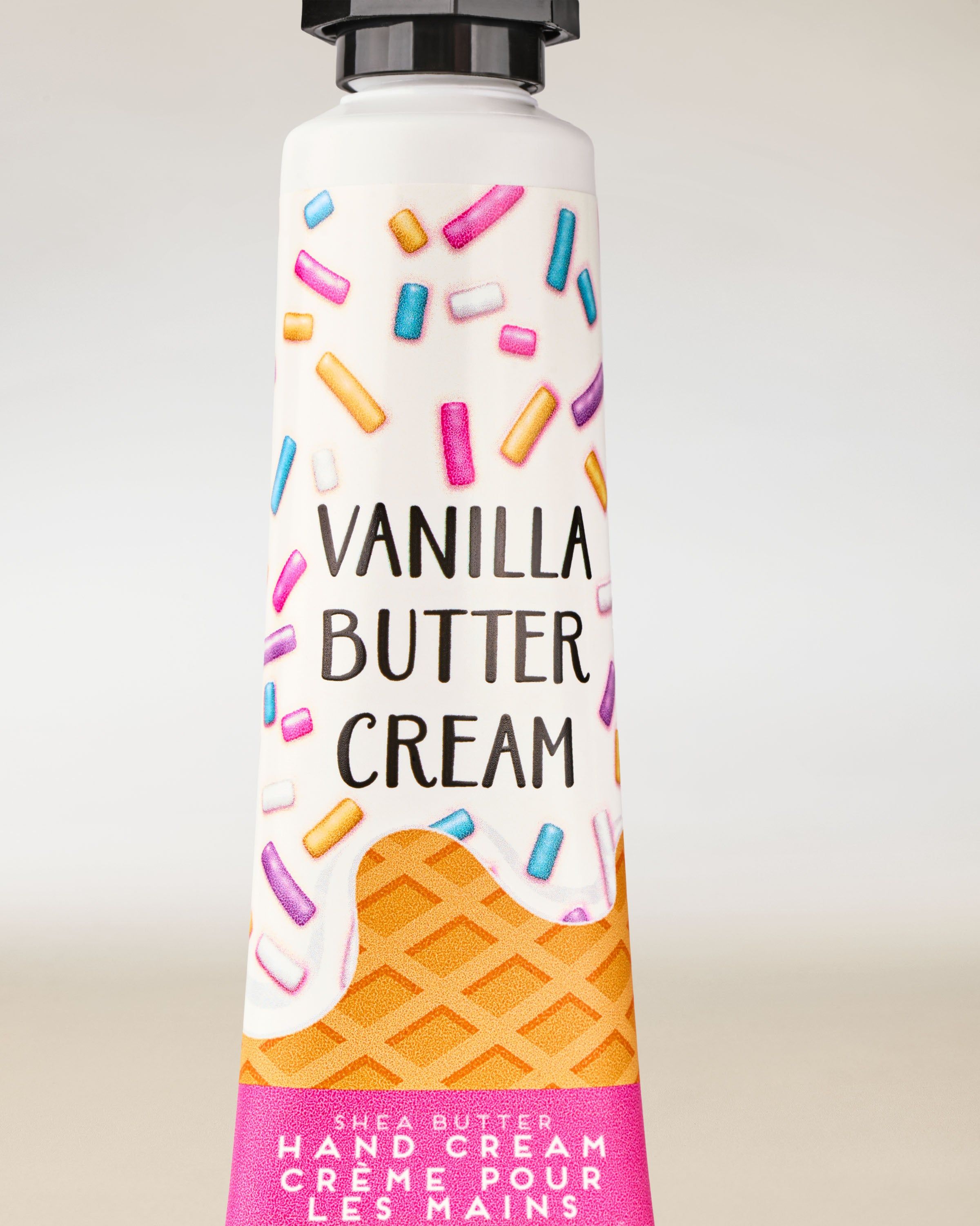 Krem do rąk Bath & Body Works Vanilla Butter Cream w kolorowej tubce 29 ml.