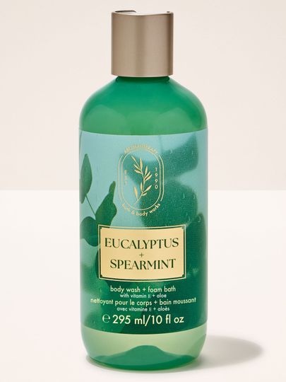 Eucalyptus + Spearmint – żel pod prysznic Bath & Body Works z kolekcji aromaterapia