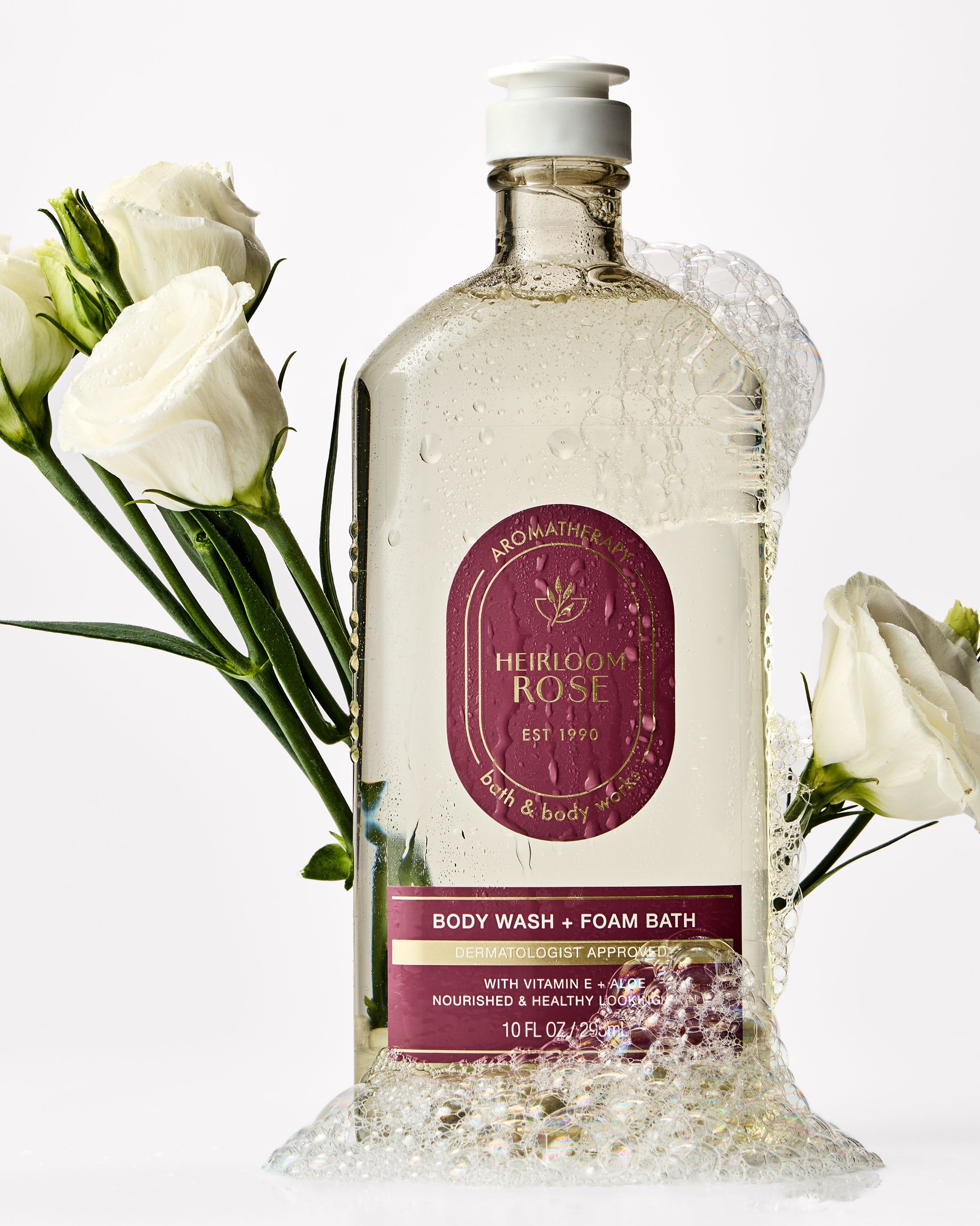 Żel do mycia ciała i kąpieli Aromatherapy Heirloom Rose Bath & Body Works