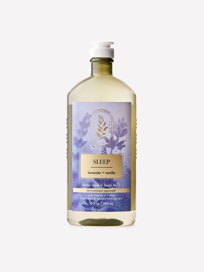 Żel do mycia ciała Aromatherapy Sleep Lavender + Vanilla z lawendą, wanilią i pianą