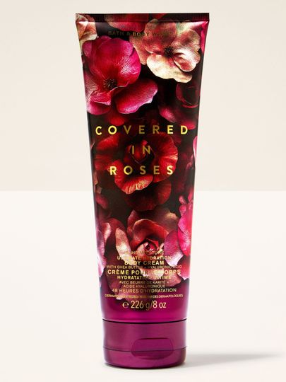 Krem do ciała Covered in Roses – intensywny, kwiatowy balsam Bath & Body Works dla miękkiej i nawilżonej skóry.