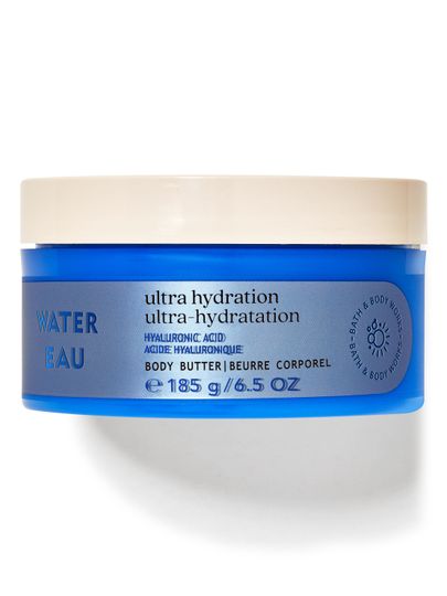 Masło do ciała Bath & Body Works Water Ultra Hydration z kwasem hialuronowym, 185 g.