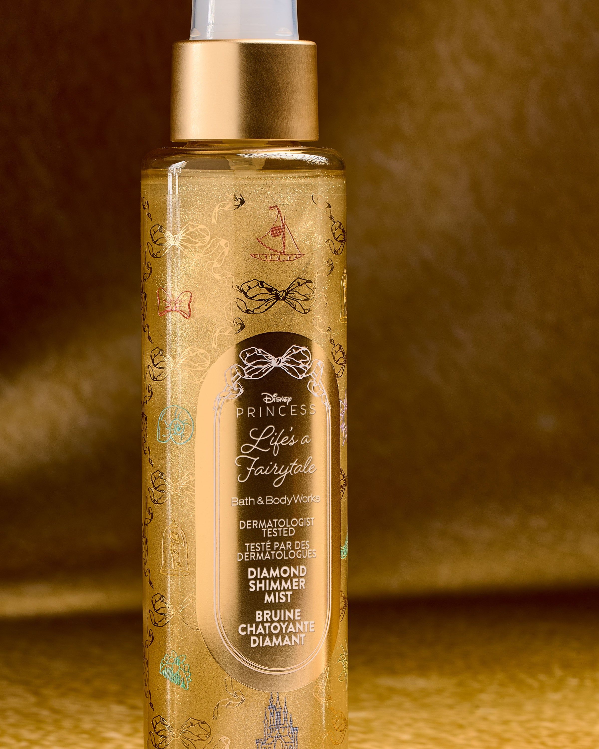 Błyszcząca mgiełka Diamond z kolekcji Disney Princess Life’s a Fairytale od Bath & Body Works.