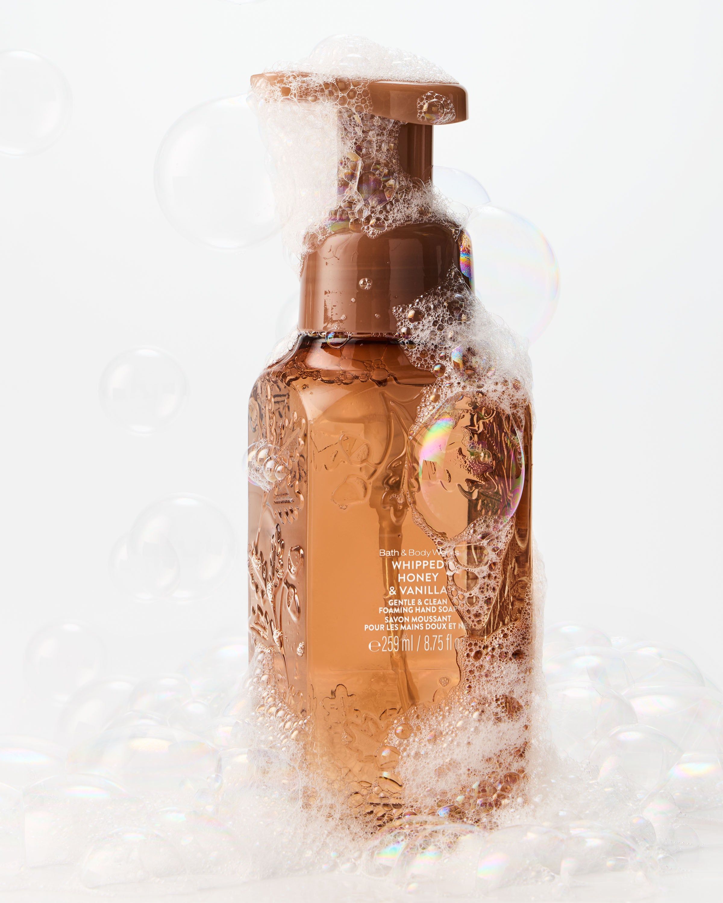 Delikatne mydło do rąk w piance Bath & Body Works Whipped Honey & Vanilla, 259 ml