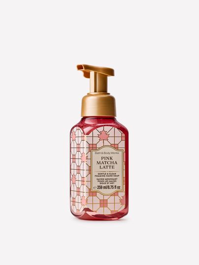 Delikatne mydło do rąk w piance Bath & Body Works Pink Matcha Latte, 259 ml