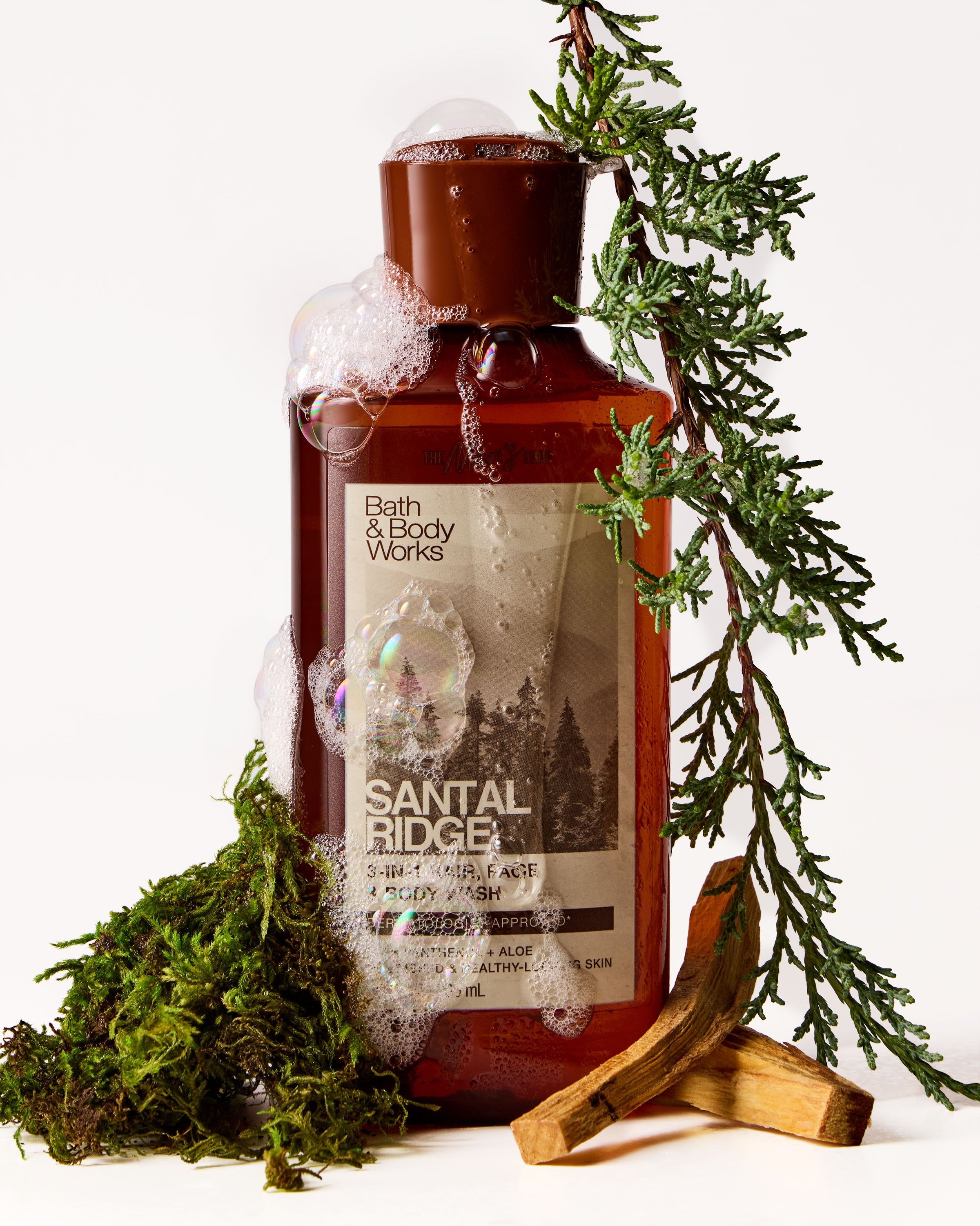 Żel do mycia włosów, twarzy i ciała 3 w 1 Santal Ridge Bath & Body Works Men's Shop
