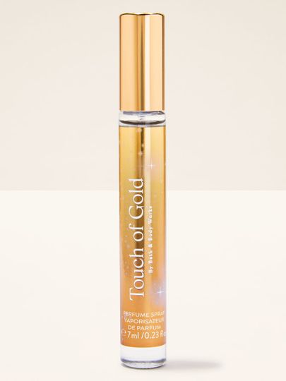 Touch of Gold – perfumowany spray Bath & Body Works w smukłej złotej butelce z kolekcji Touch of Gold