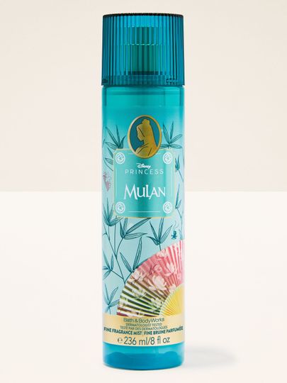 Mgiełka Mulan Disney Princess – turkusowy design z bambusem i lekka, świeża mgiełka o orientalnym charakterze.