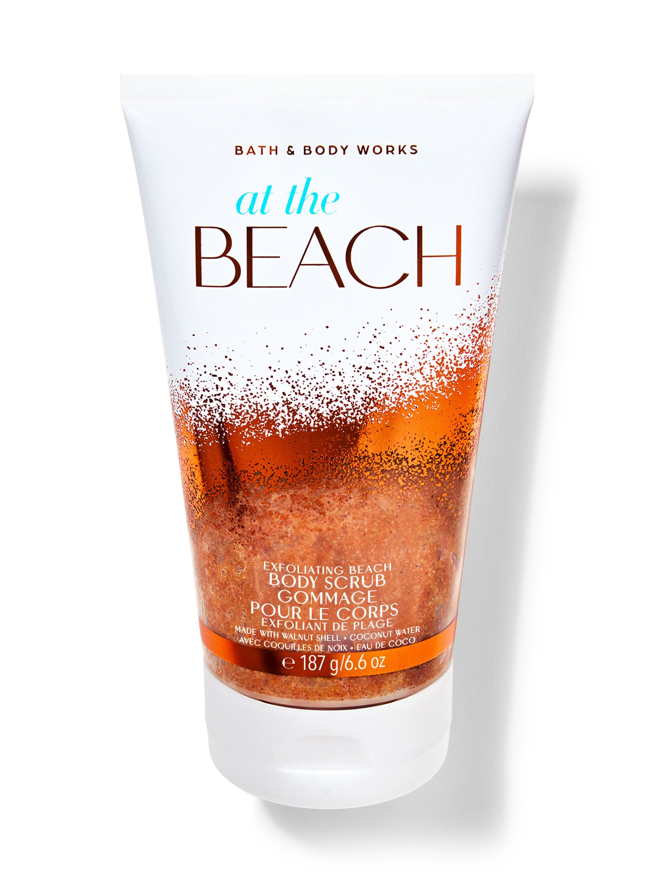 Peeling do ciała z łupinami orzecha włoskiego i wodą kokosową