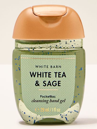 PocketBac White Barn White Tea & Sage w zielonym żelu z pomarańczową nakrętką, 29 ml.