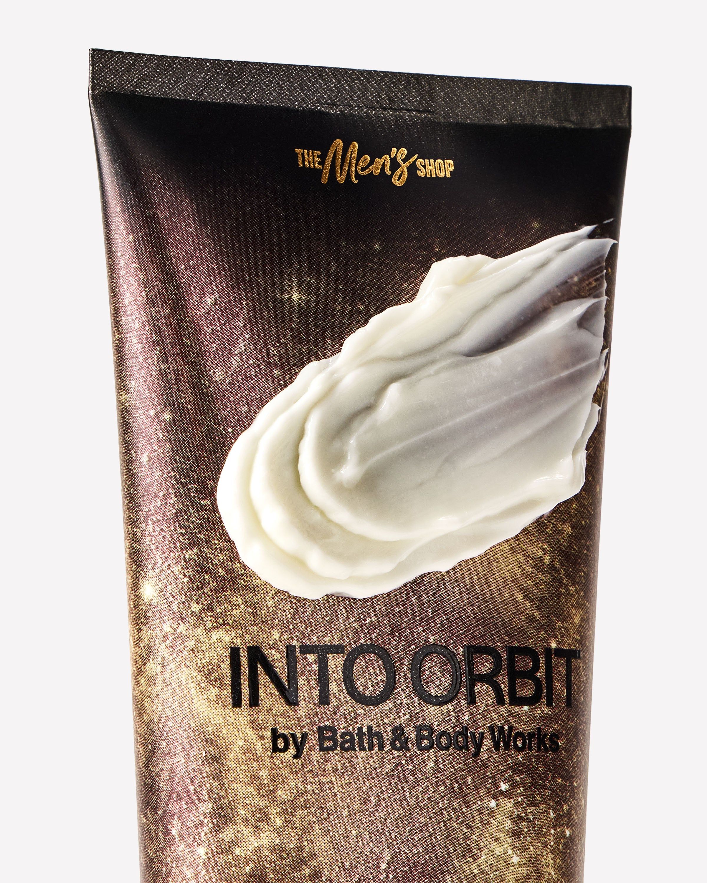 Krem do ciała Into Orbit Bath & Body Works Men's Shop w tubie z kosmicznym motywem