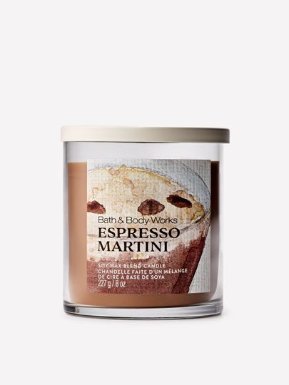 Świeca zapachowa Bath & Body Works Espresso Martini z mieszanki wosku sojowego, 1 knot