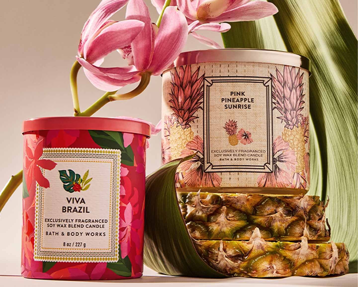 Tropikalne świece zapachowe